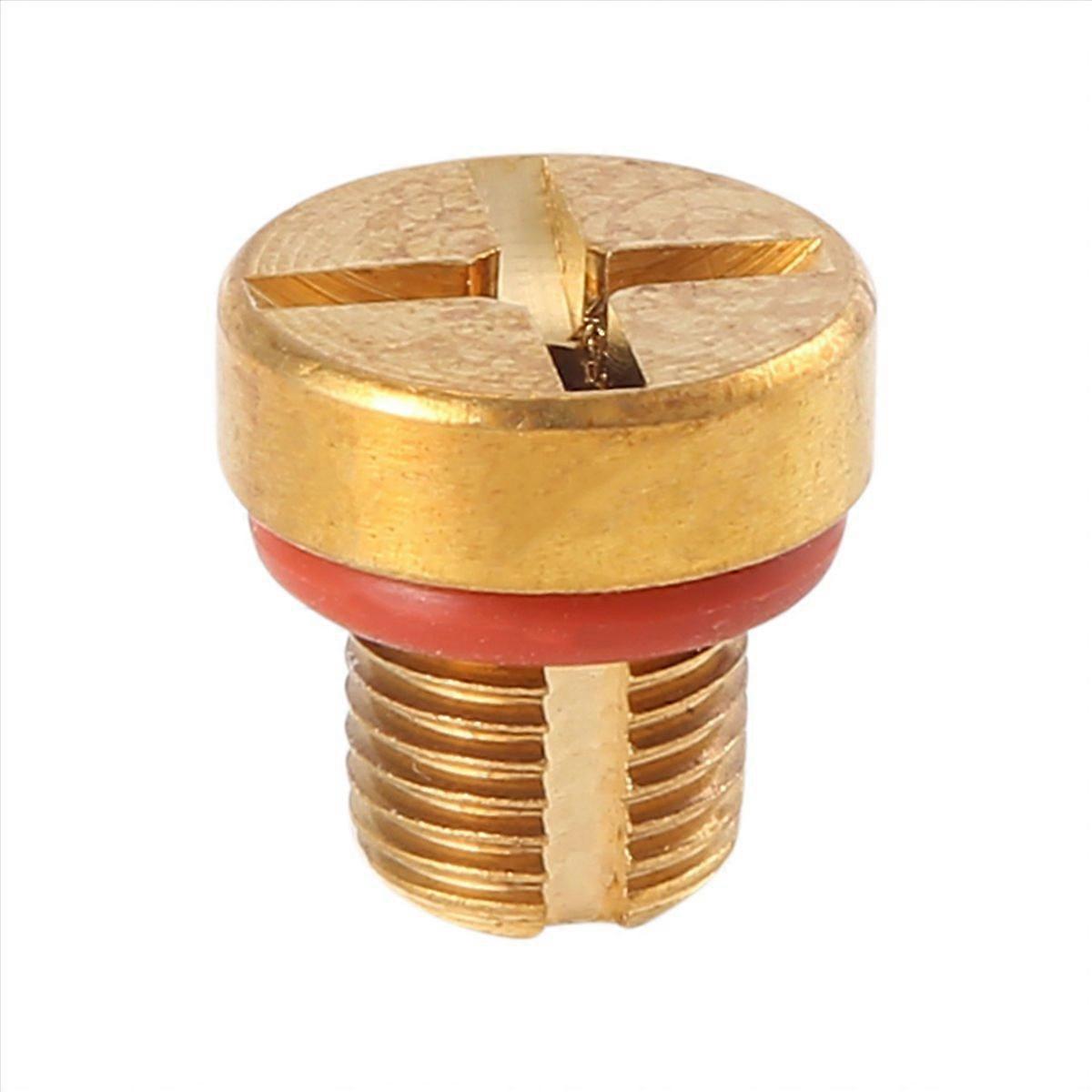 Radiator Overflow Coolant Expansion Tank Bleeder Screw Gold