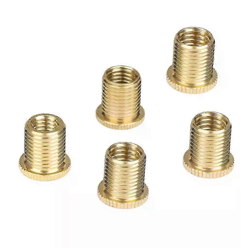 5pcs Universal Gear Shift Knob Head Thread Adapter Nuts Insert Set M10x125 for M12x125 Gear Shift Knob