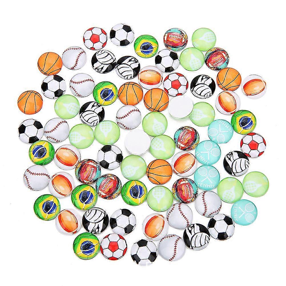 Glass Patch Imitated Gemstone Paste for DIY Jewelry Accessories 40Pcs