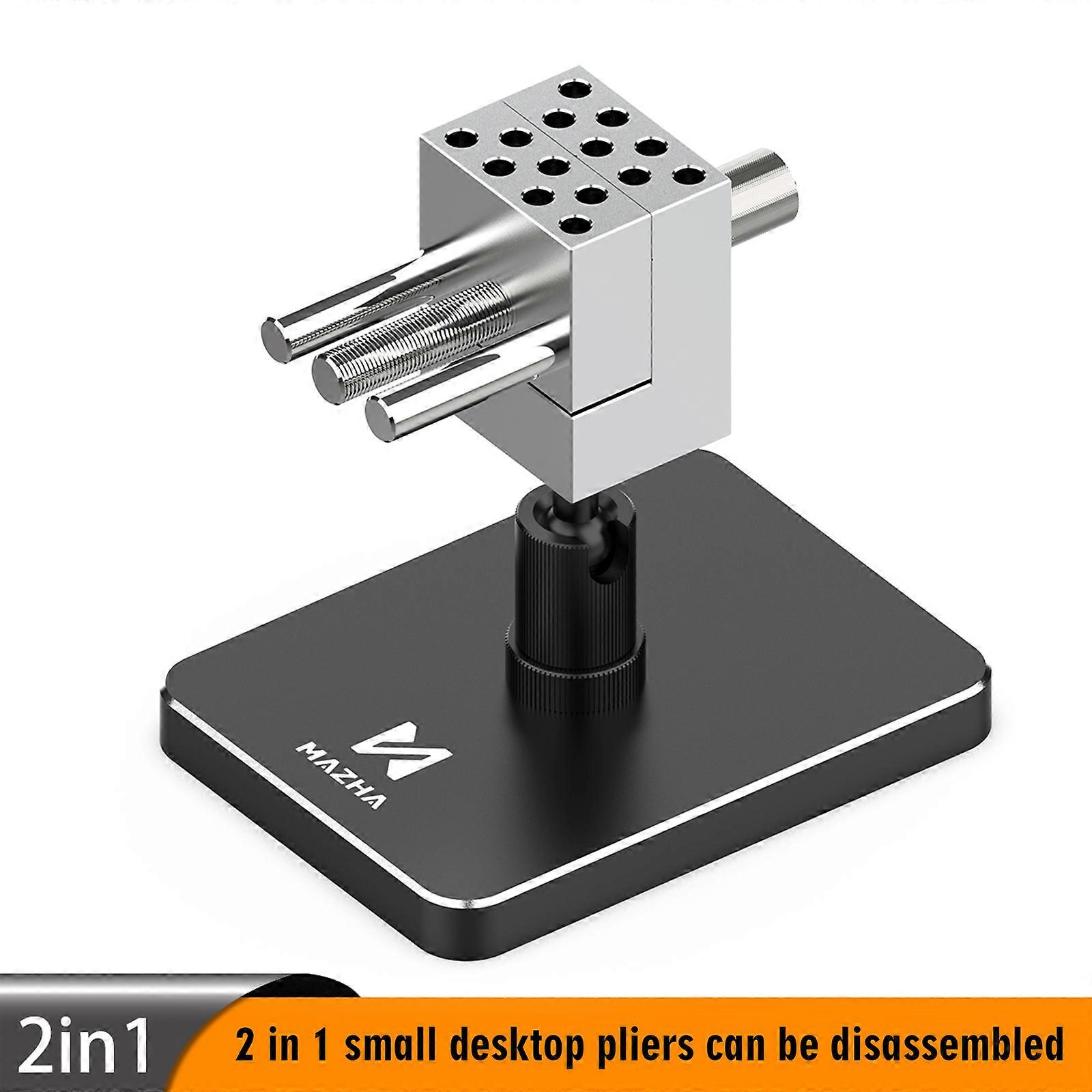2in1 Mini Portable Table Vise, Micro-Bench Vise for Model Building Precision Clamp Scale Model Fixi
