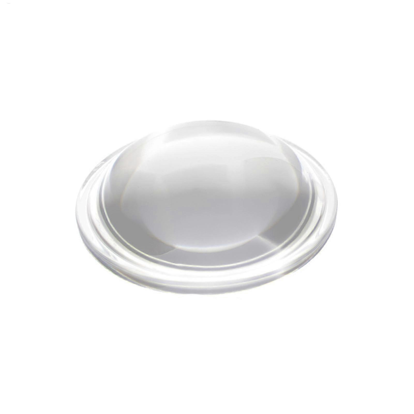 LED Convex Lens  Optical Glass, 44mm Diameter, 97% Transmittance, Glass Condenser Lens, Projection Lights