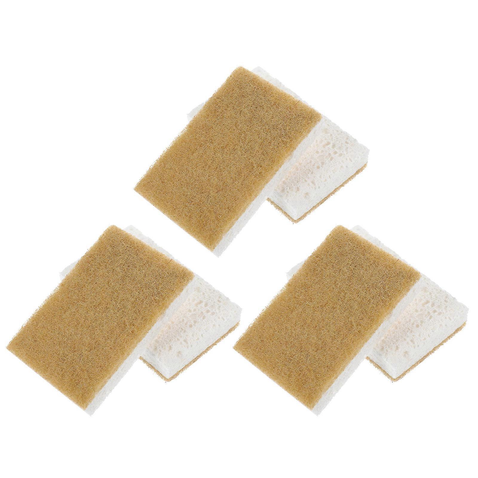 Assorted Color Biodegradable Dish Sponge Scrub Sponge 12Pcs for Cleaning