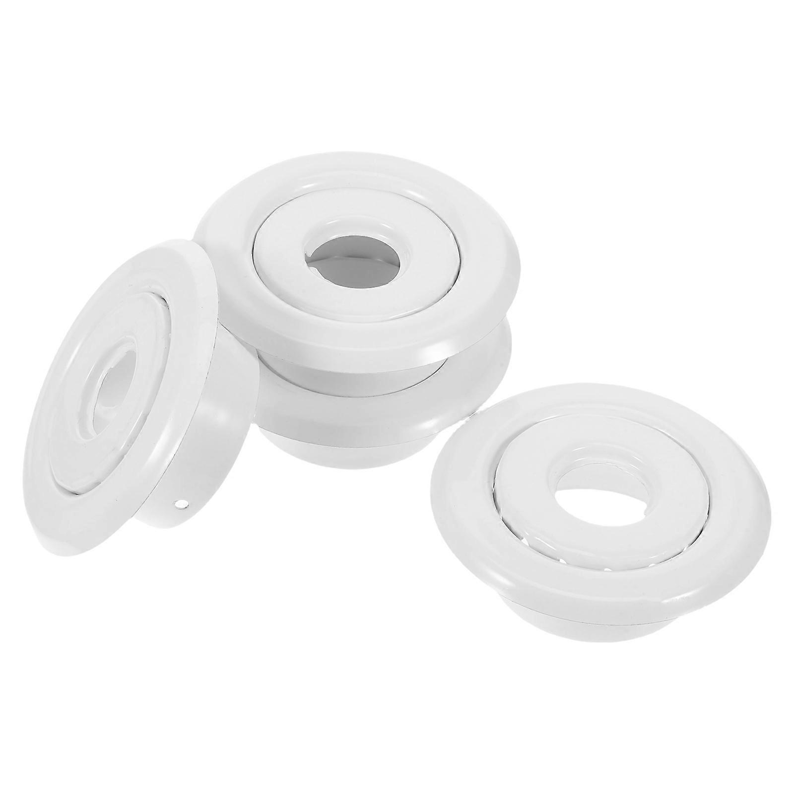 White Fire Sprinkler Escutcheon Cover for Decorative Ceiling 4Pcs