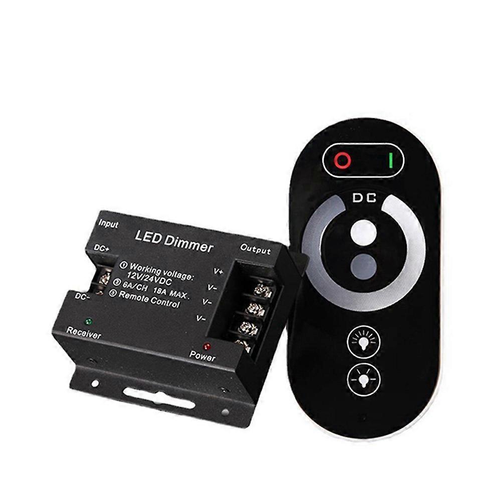 Portable LED Touch Dimming Controller 6 Keys RF Wireless Remote Control LED Monochrome Strip Light