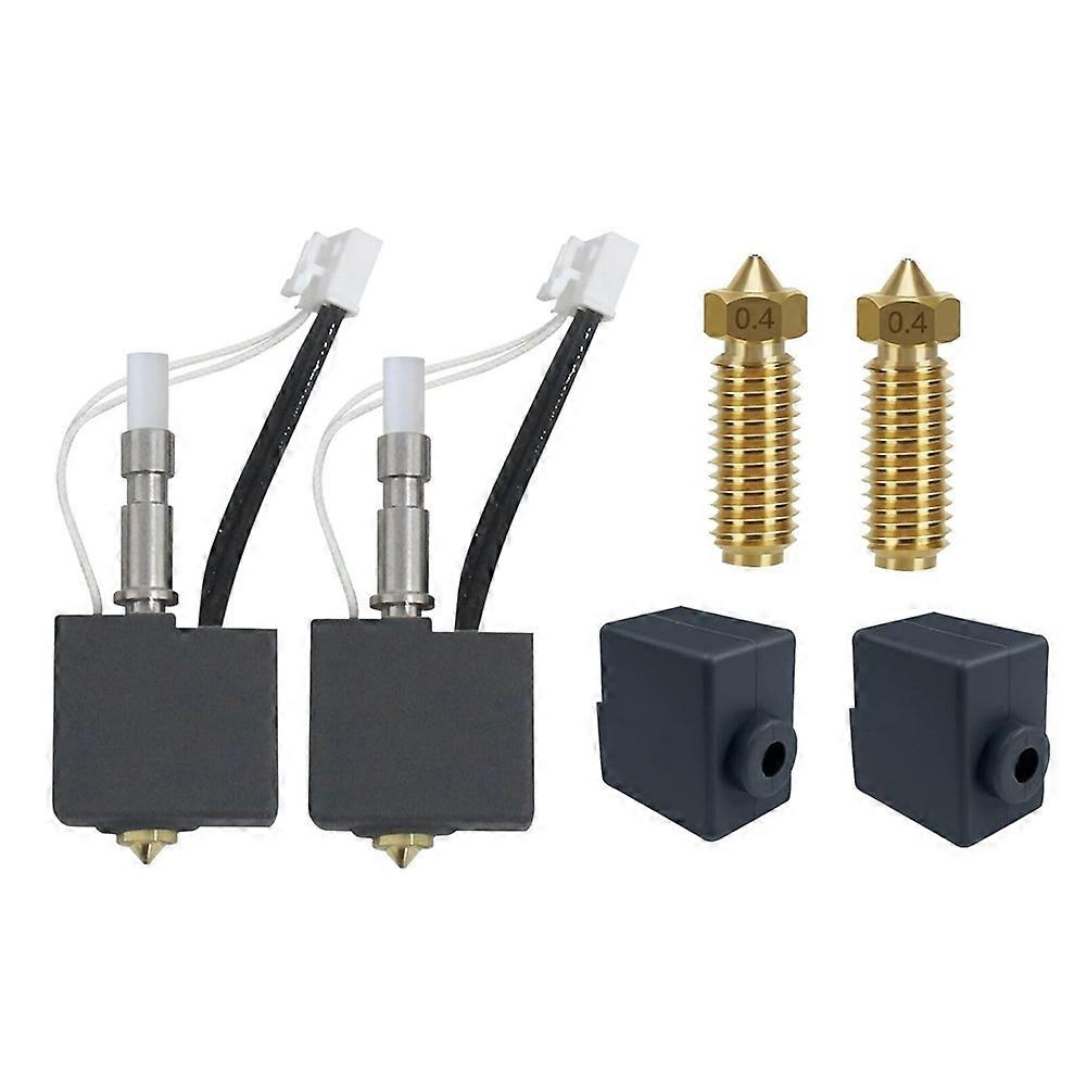 2Packs 3D Printer for Kobra S1 Assembled Extruder Hotend Kit for Anycubic Kobra S1/Combo/ACE Pro 3D Printers Replacement