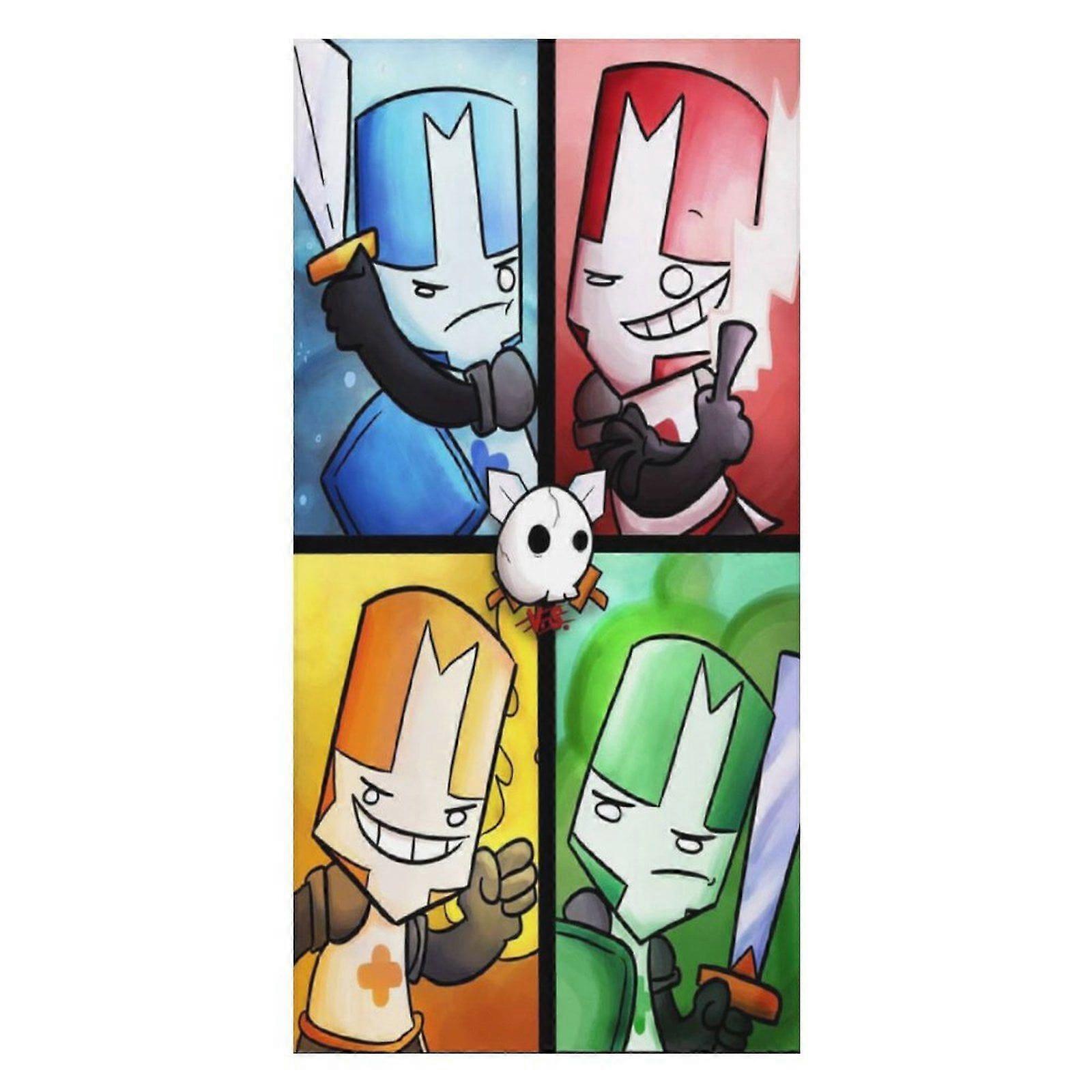 a521 Castle Crashers Large Beach Towel Ultra Soft Double Faced Pile Absorbent Shower Towel Sandy Shore Quick Drying Towel wrxc521