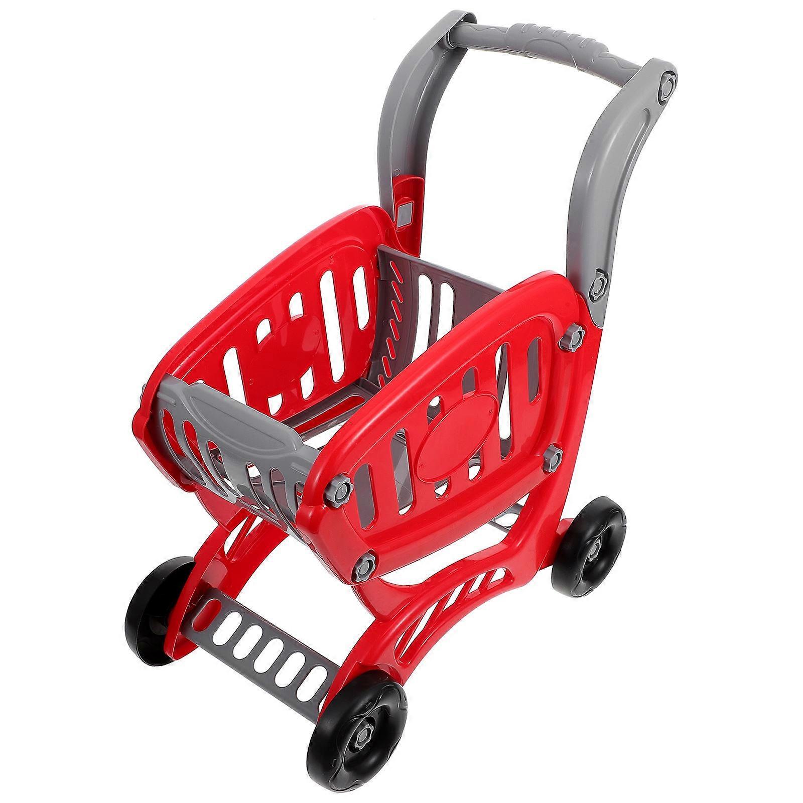 Simulation Shopping Trolley Toy for Early Educational Role-Playing