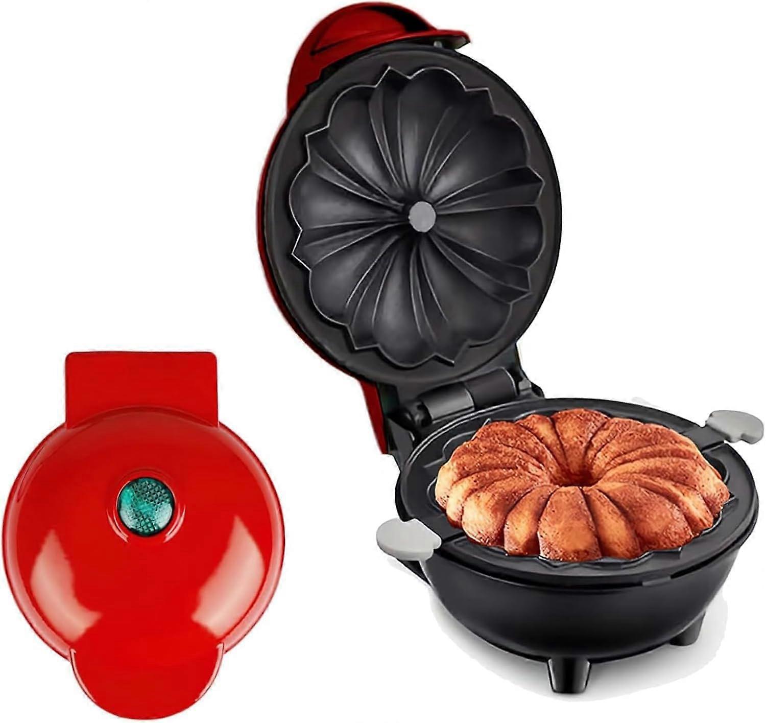 Cake Pop Maker and Mini Pancake Maker with Dual Nonstick Coating, Safety Lock, Even Heating