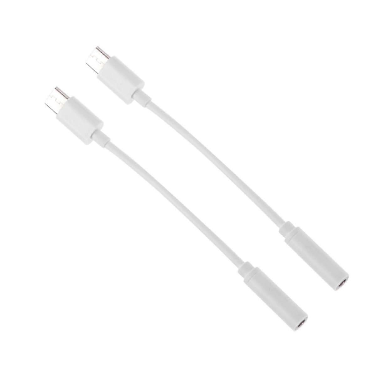 TypeC to Audio Adapter 2Pack USBC to 3.5mm Headphone Cable With Music and Phone Controls  Fidelity