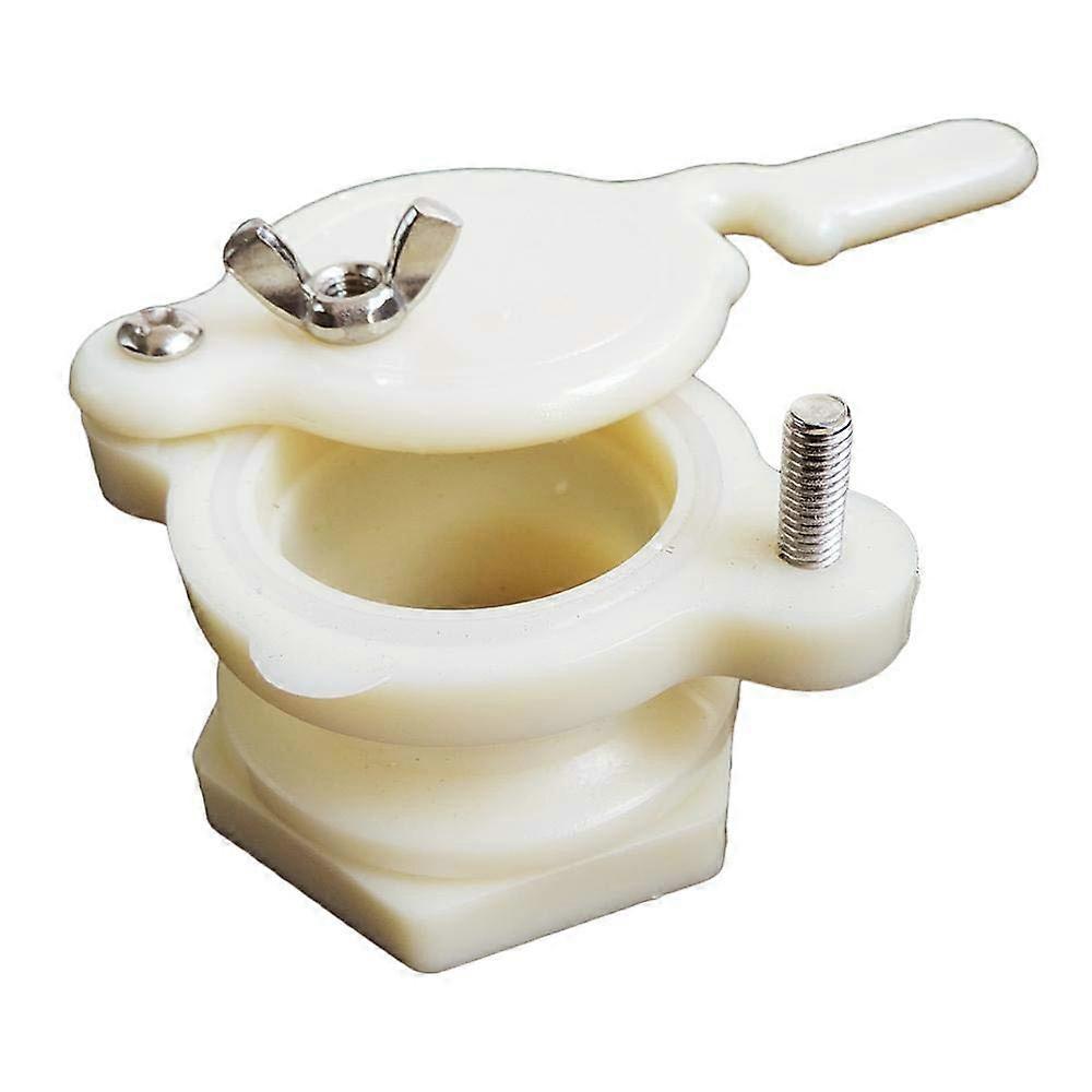 Honey Gate Valve Extractor Tap One Piece For Bucket Honey Bottling Plastic Beekeeping Tool White
