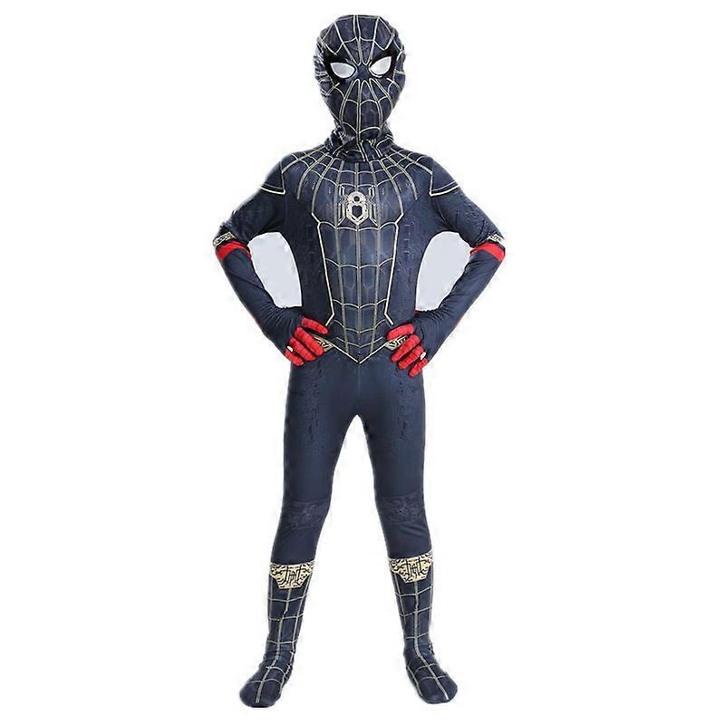 MINISO gar?ons Spider-Man Cosplay Costumes combinaison super-h��ros Miles Morales film jeu de r?le gar?ons filles Halloween carnaval v��tement