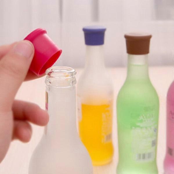 5-Pack - Silicone Bottle Cap - Preserve Carbonation Longer
