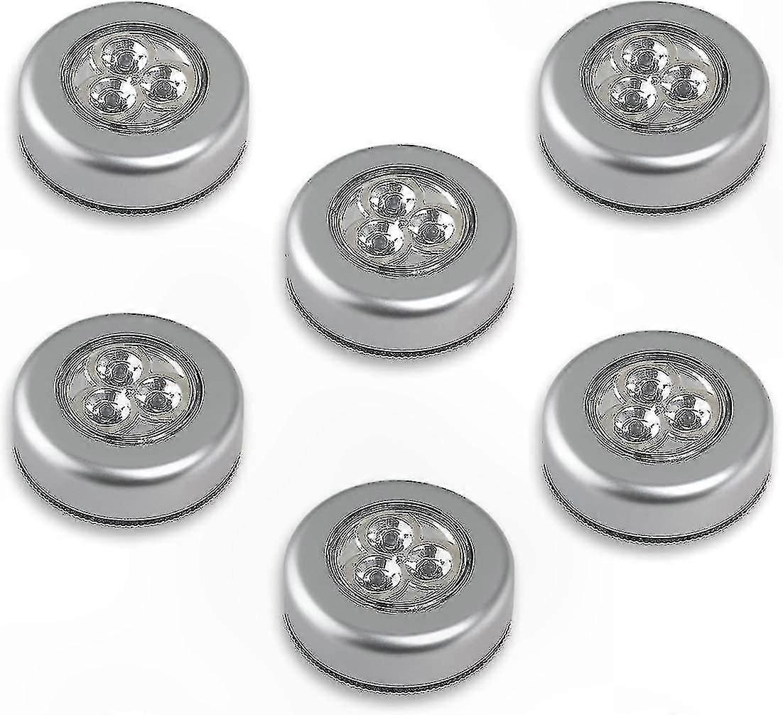 6-Pack Battery-Powered LED Closet Lights for Home Use