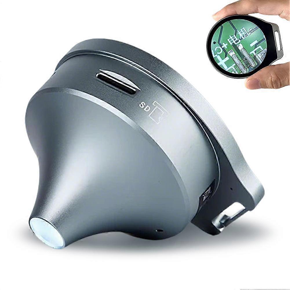 Anti Funnel Microscope Magnifying Glass 3 Zoom Levels White UV Light PC Connect