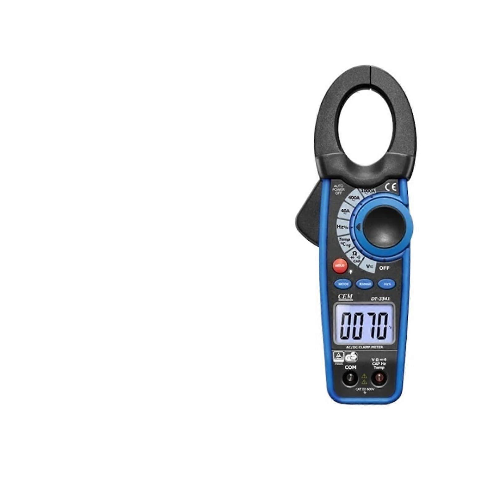 DT3341 1000A AC/DC Clamp Meter with Large Jaw for Electrical Testing and Overload Protection
