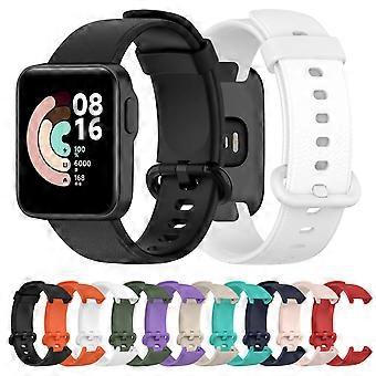 For Xiaomi MI Watch Lite / Redmi Watch Litchi Texture Leather Watch Band