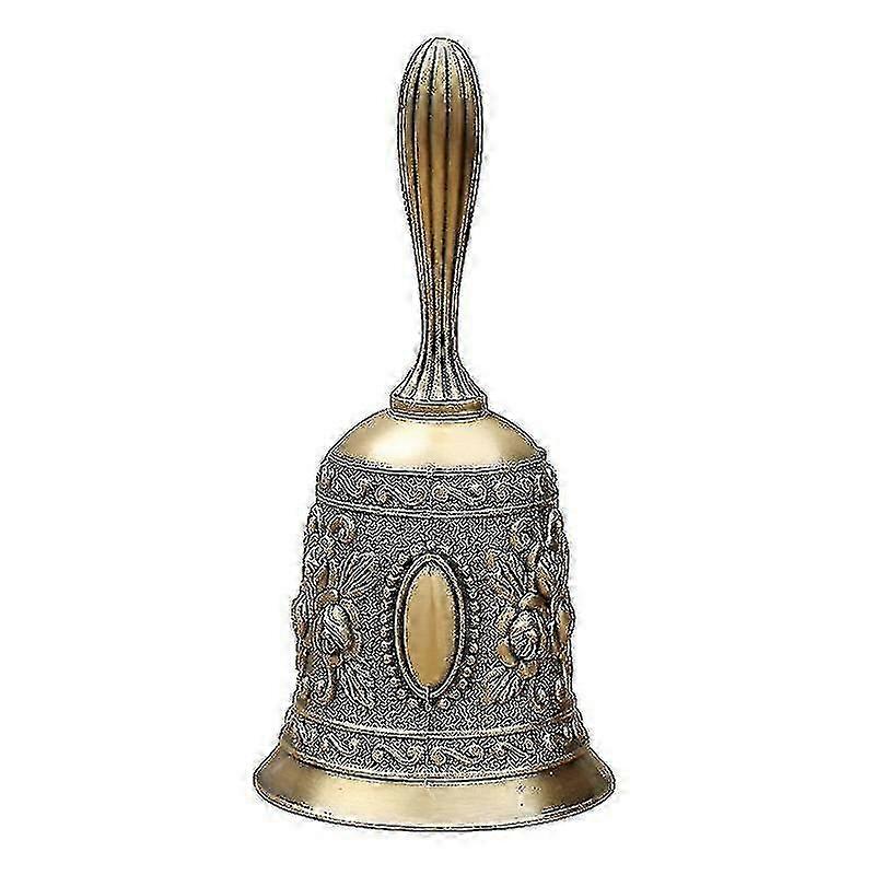 A Beautiful Brass Flower Holiday Handbell