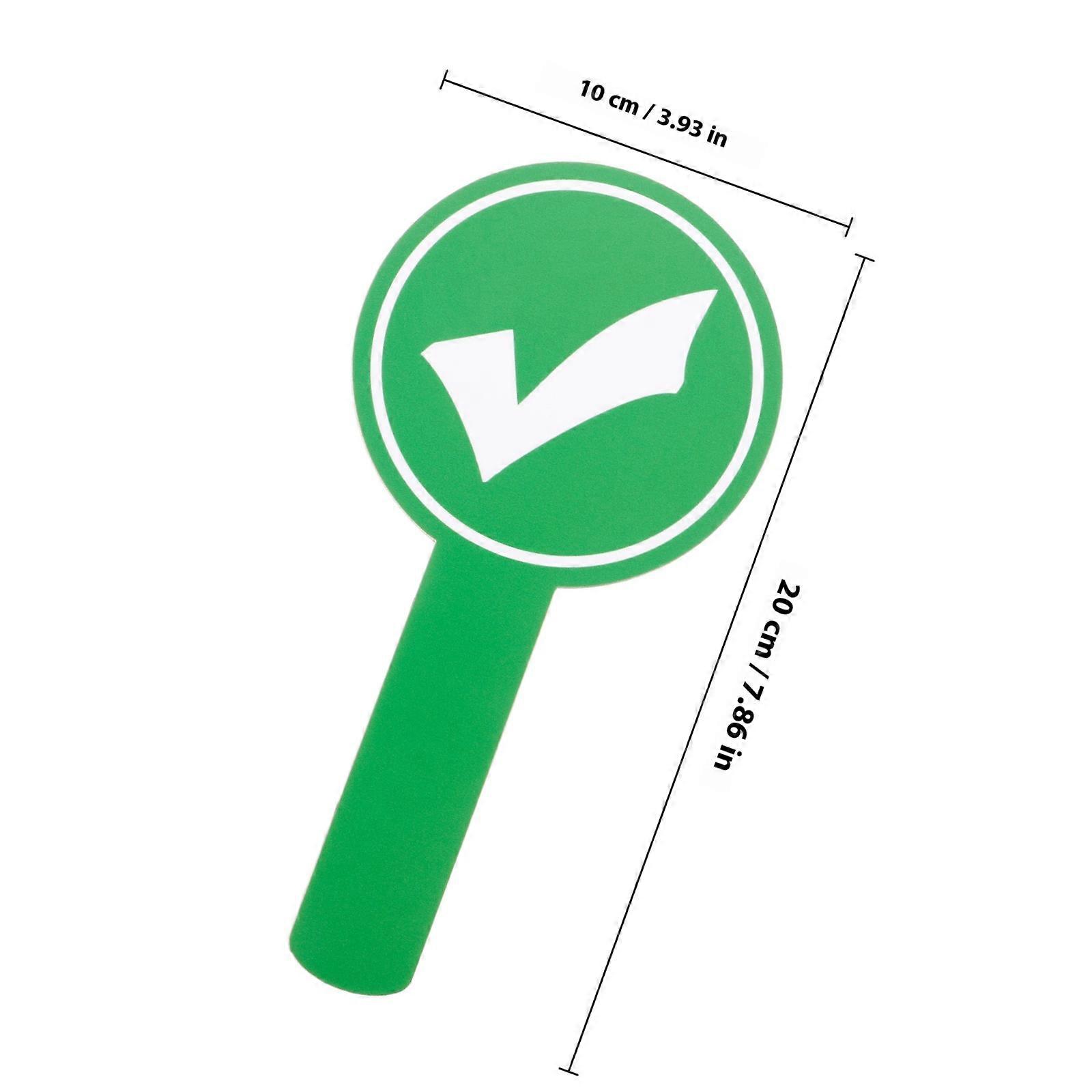 Auction Paddle Teacher Judging Board for Voting Classroom Accessory