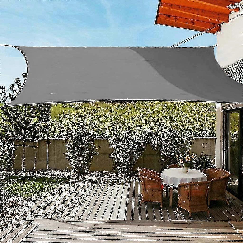 Toldo Vela Toldo rectangular impermeable 95% Uv Block Protector solar Toldo Garden Beach Yard
