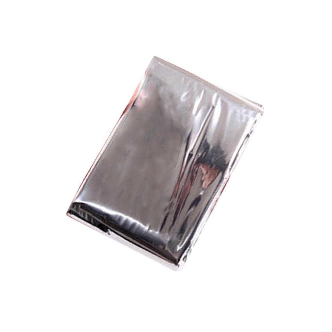 Emergency Survival Blanket Waterproof Reflective Foil for Hiking Camping Silver Medium