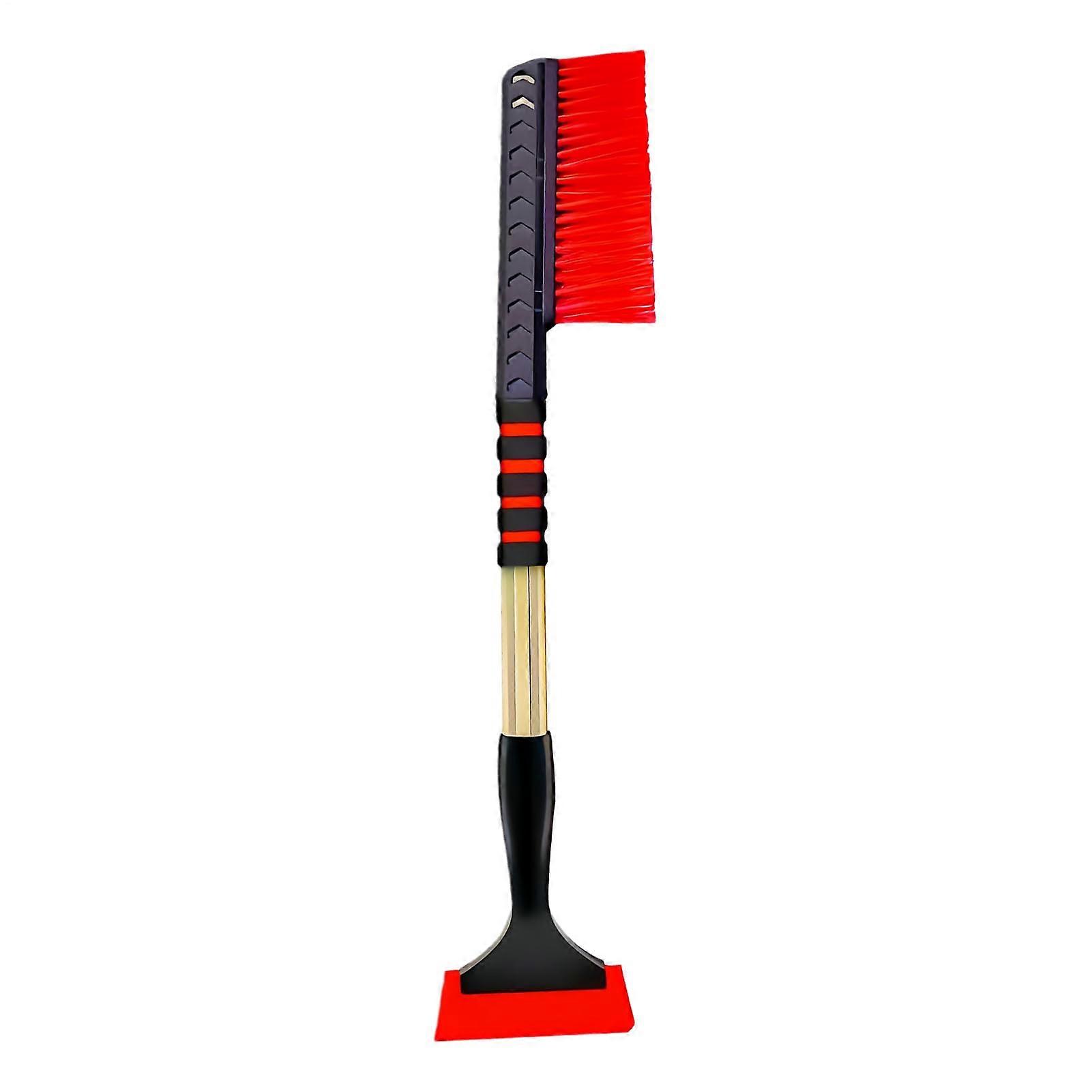 Car Snow Brush with Ice Scraper, DoubleHead Snow Removal, Extendable Handle, Ergonomic Foam Grip