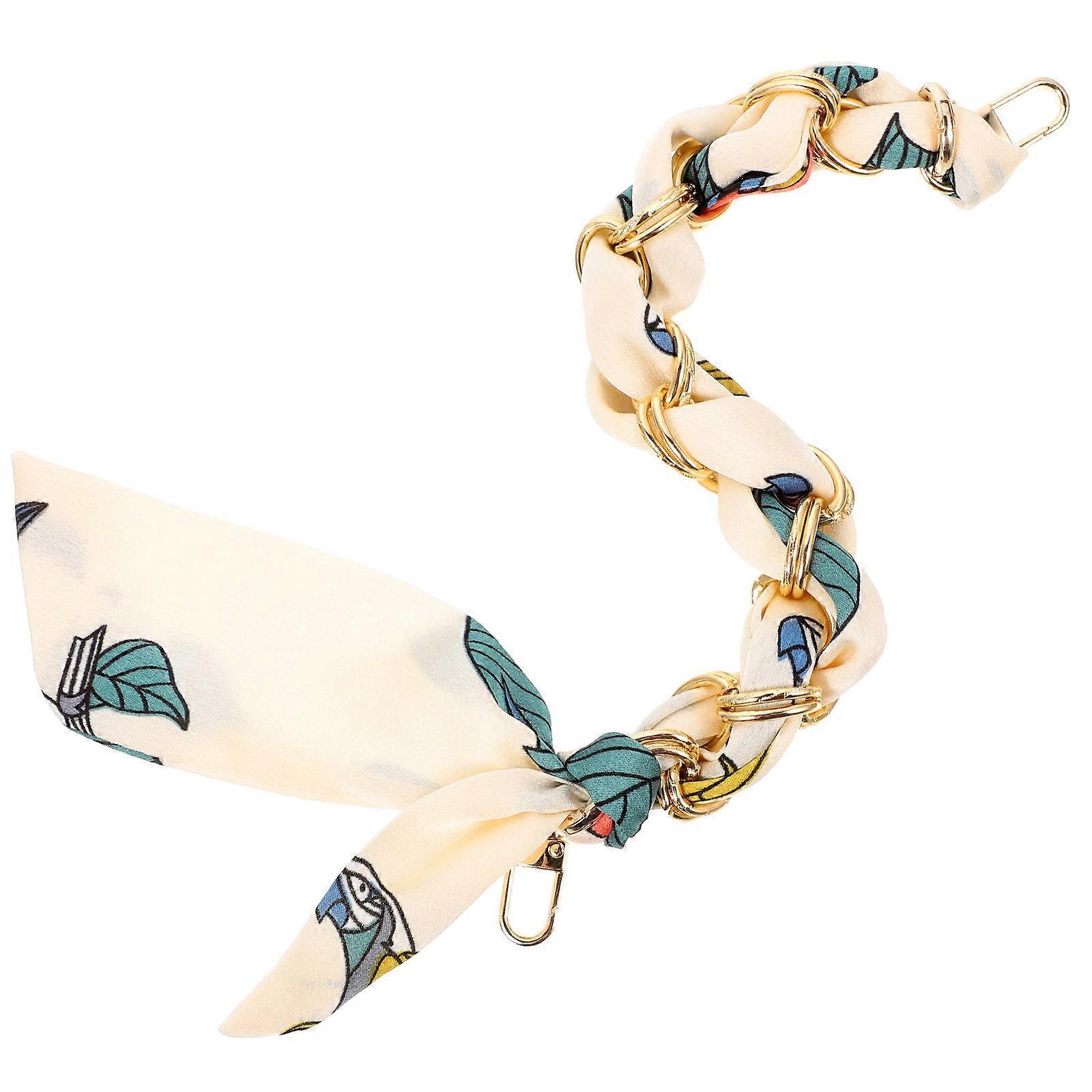 Silk Ribbon Bag Chain for Handbag Decorative Strap Replacement