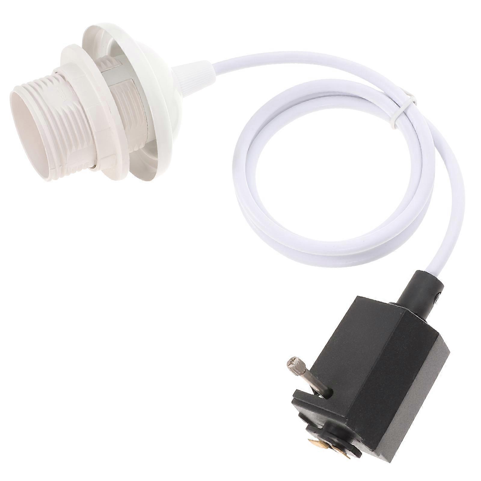 White Industrial Pendant Light for Lighting Ceiling Chandelier with E27 Socket