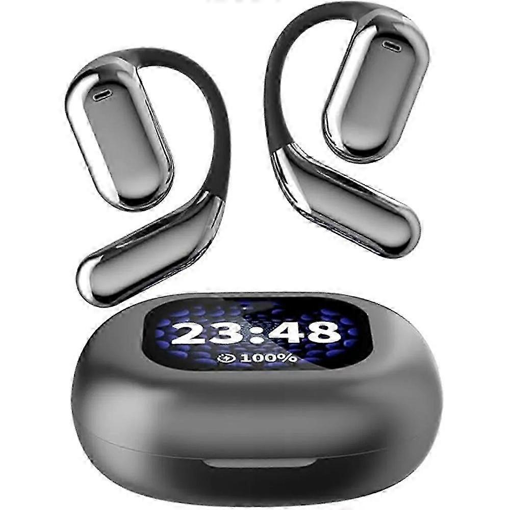 Open Ear Bluetooth 5.4 Wireless Earbuds with Noise Reduction Mode and Low Latency Gaming