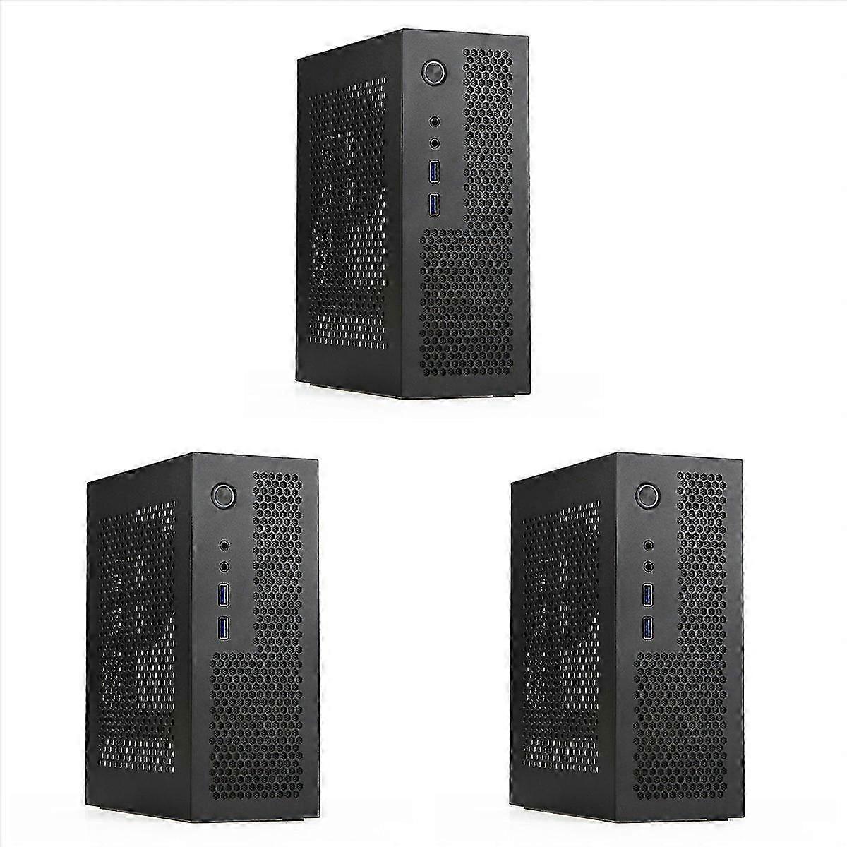 3X A09 HTPC Computer Case Mini ITX Gaming PC Chassis Desktop Chassis USB3.0 Computer Case Home Compu