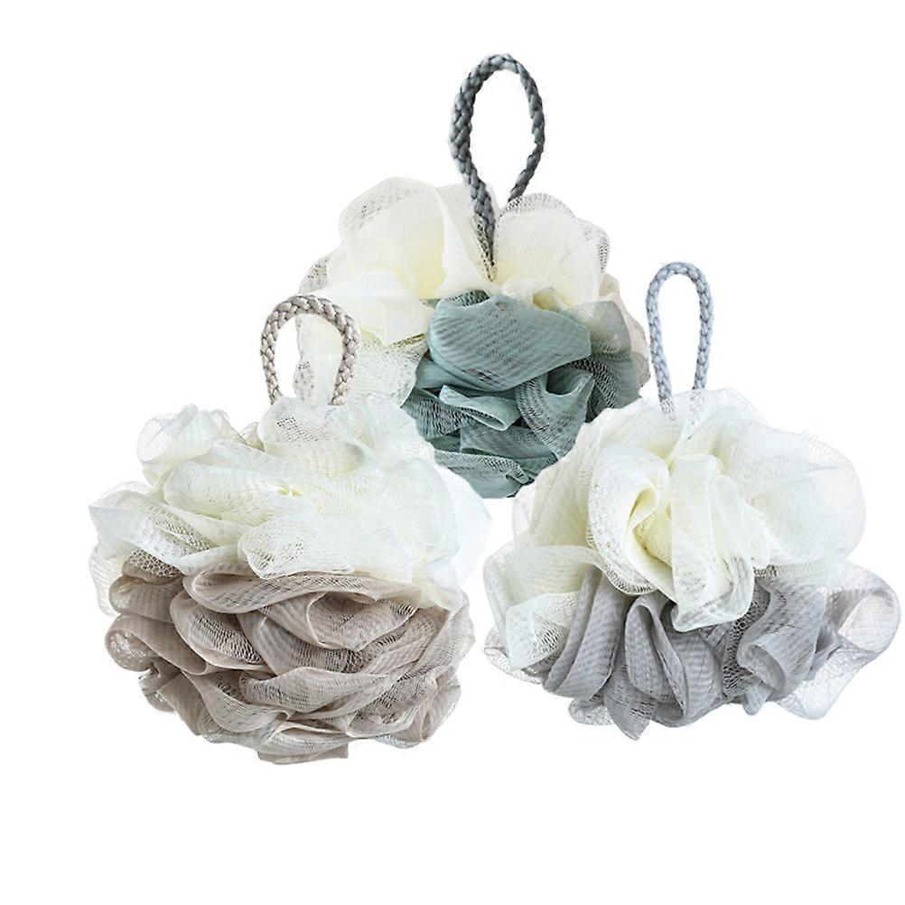 Bath Sponge Double Colors Bath Puff for Shower Use 12 Pieces Assorted Color