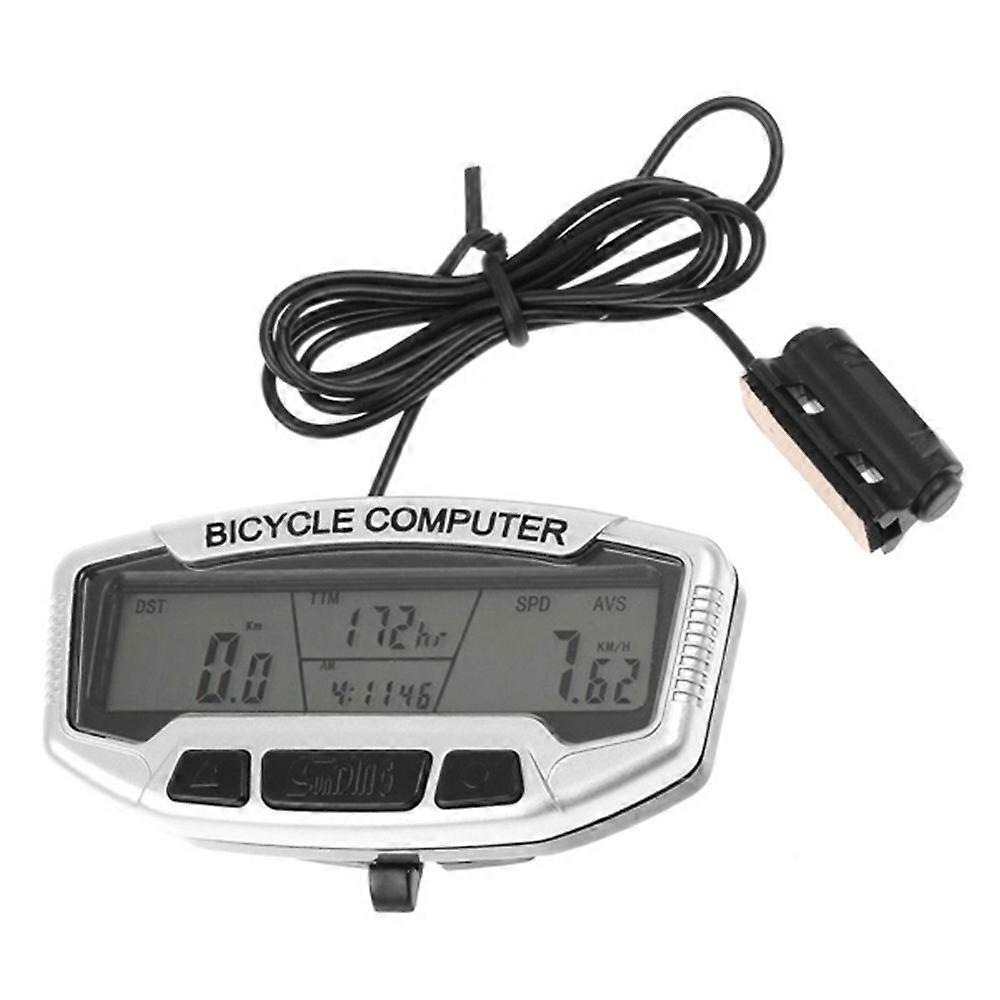 Waterproof Bike Digital LCD Computer Odometer Auto Backlight 27 Functions Bicycle Speedometer Velome