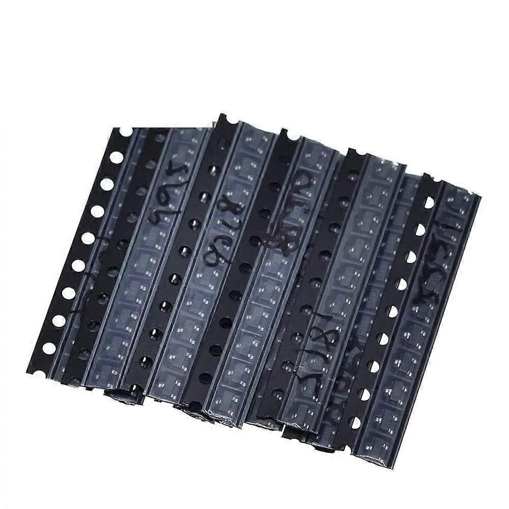 SMD Transistor Kit SOT23 Assortment 100pcs 10 Types for Versatile Circuit Applications