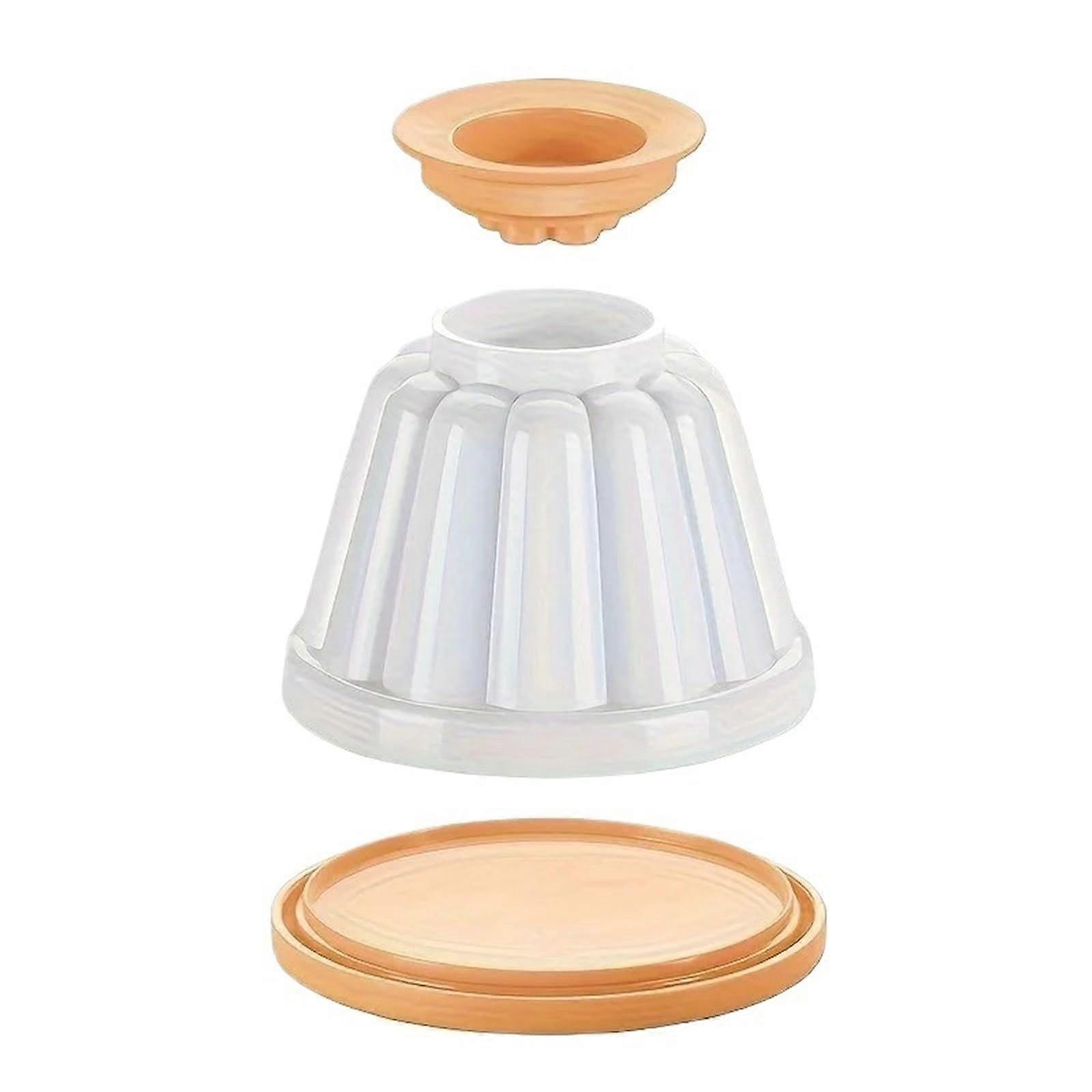 4pcs Pudding Molds and Mousse Cake Molds Set, Durable Reusable Baking Tools for Easy Desserts