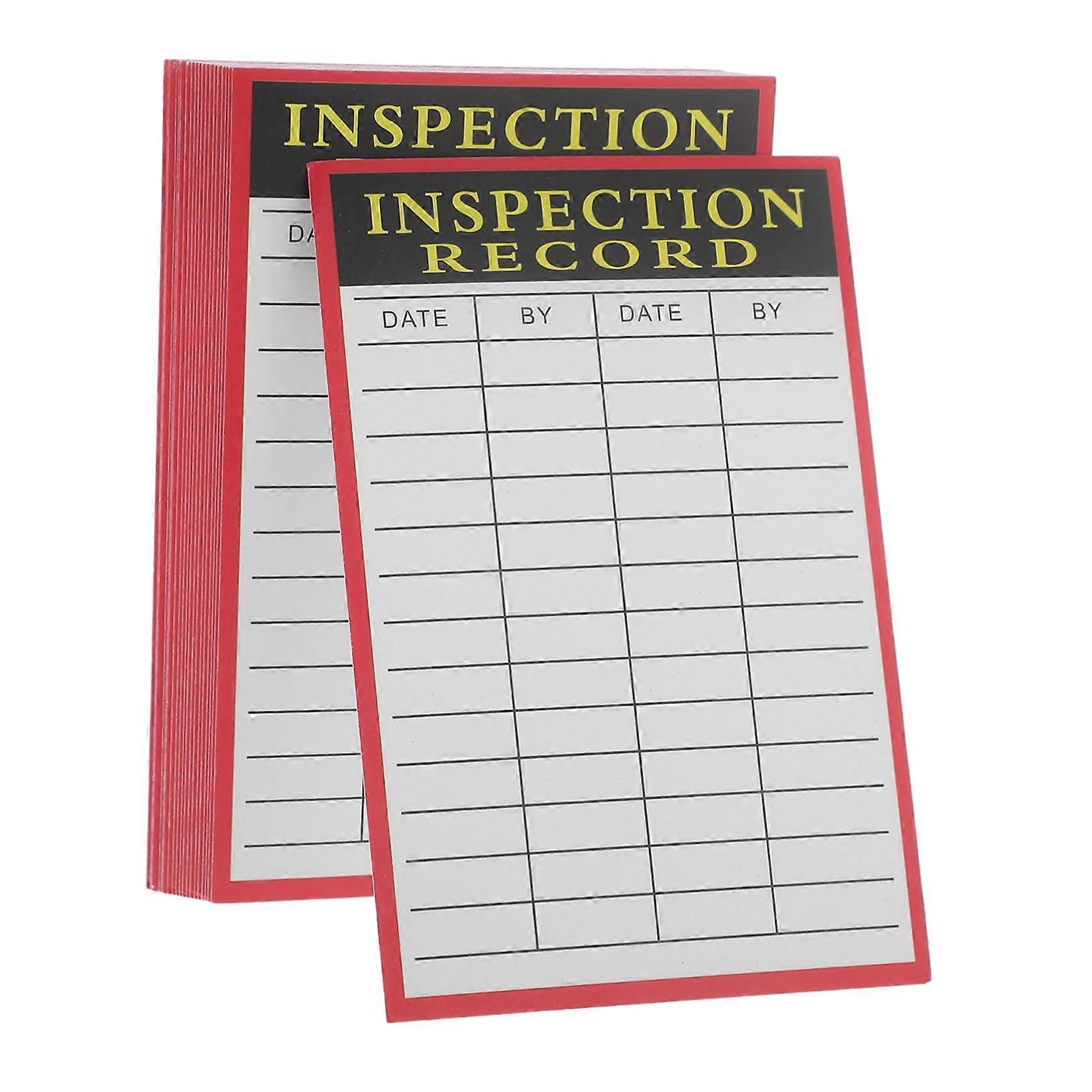 Pallet Inspection Cards for Precise Inventory Tracking and Warehouse Inventory Labels, 20 Sheets