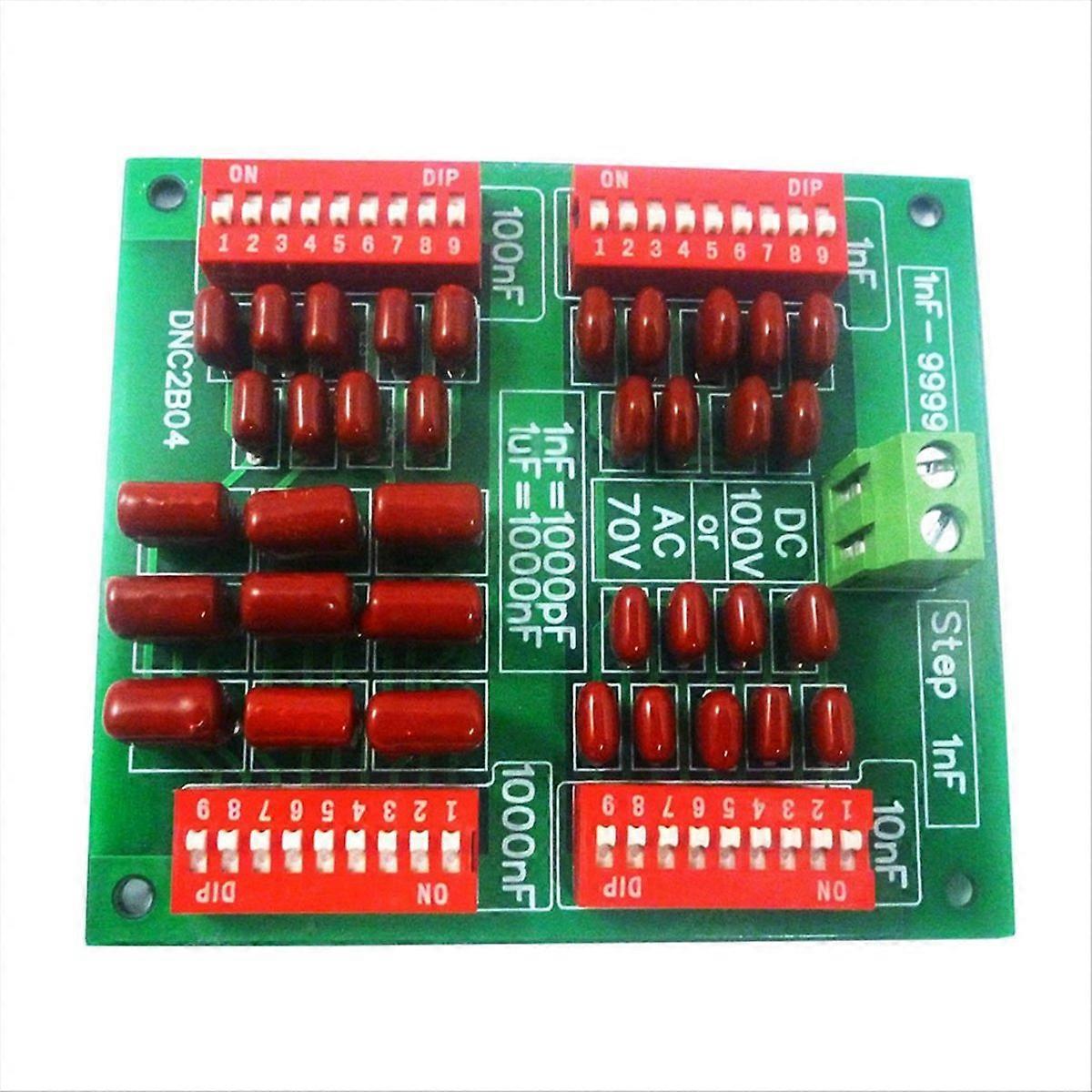 Dnc2B04 1Nf to 9999Nf Step-1Nf Programmable Capacitor Board,No Case
