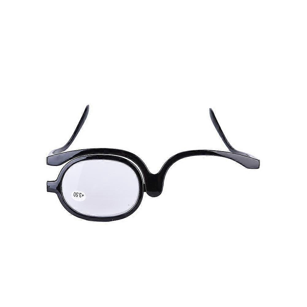 Eye Makeup Glasses with Rotating Single Lens for Precise Application and Smudge Protection