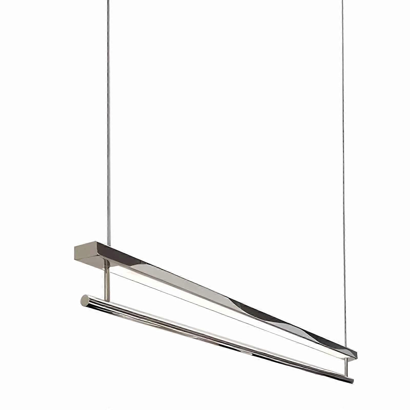 Clothes Rack with LED Light, Adjustable Height Ceiling Mounted 120cm Stainless Steel Garment Display