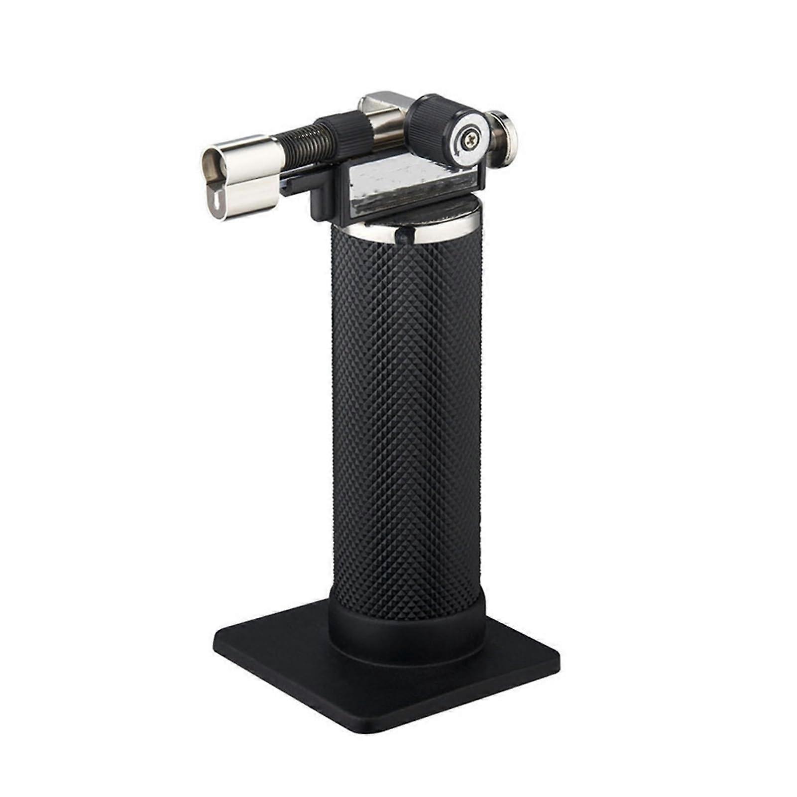 Butane Torch Lighter with Dual Flame Mode, Adjustable Windproof Ignition for Outdoor and Indoor Use