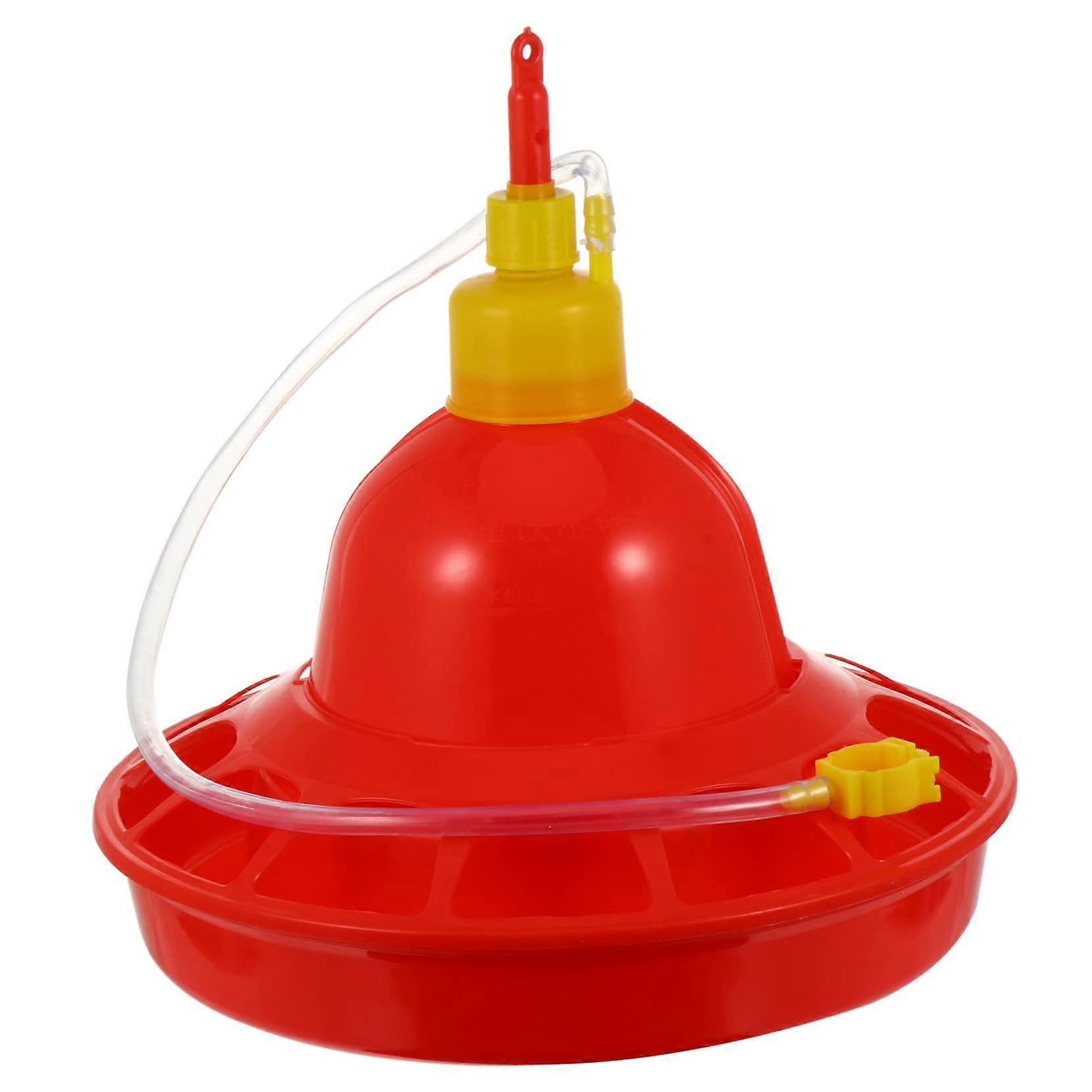 Automatic Chicken Water Feeder, Weatherproof Large Capacity Poultry Waterer for MultiBird Use