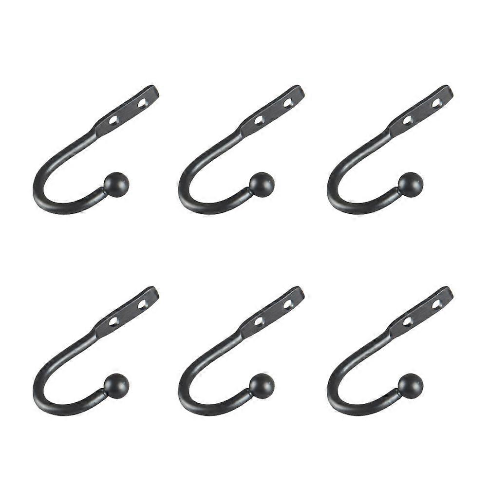 Hanger Mini Hook for Hanging Clothes 40Pcs Black Wall Mounted Hooks