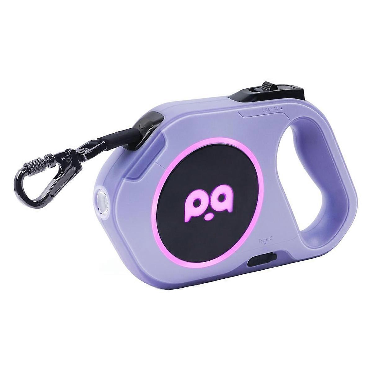 Retractable Dog Leash with Rechargeable LED Light 