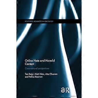 Hat och skadligt innehåll på nätet: Gränsöverskridande perspektiv (Routledge Advances in Sociology)