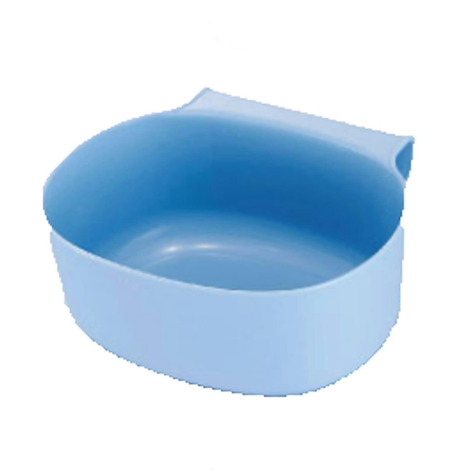 Kitchen Hanging Trash Can Blue 21cm Slim Plastic Garbage Bin without Lid for SpaceSaving Storage