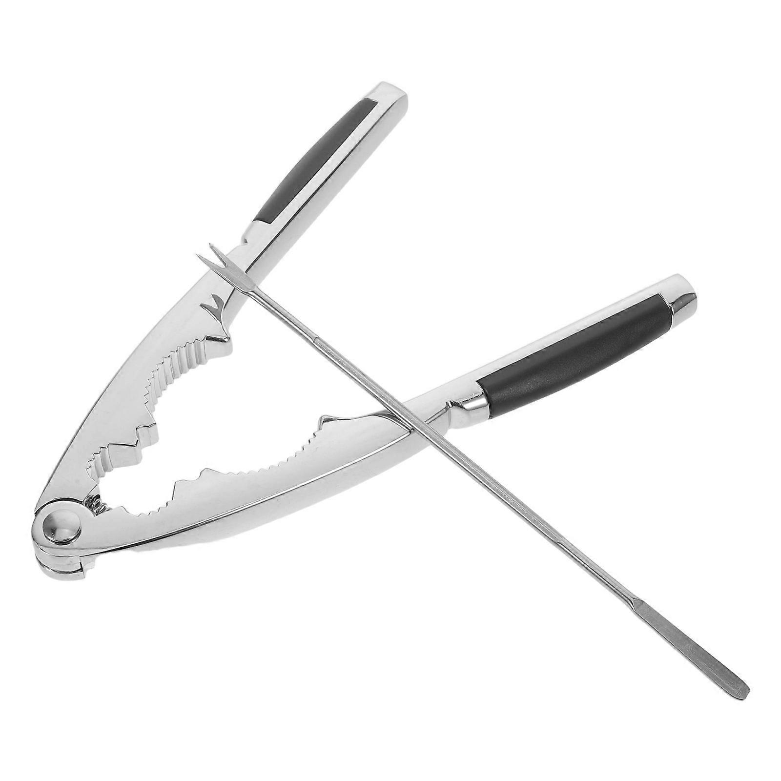 Nut Cracker Stainless Steel Tool for Nut Opening 1Set Portable Usage