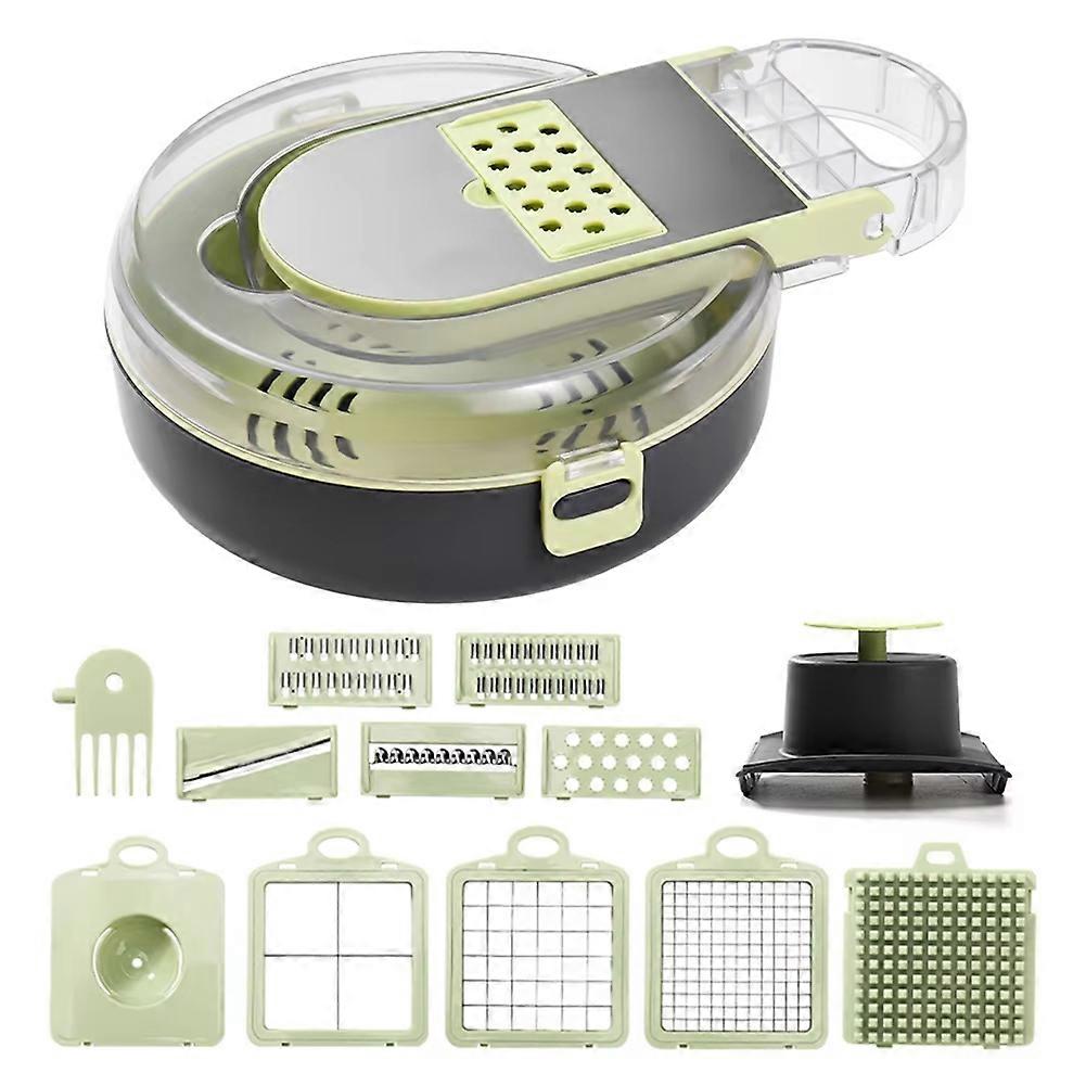 Multifunctional Vegetable Slicer with Container,Onion Chopper, Veggie Dicer, Kitchen Cutter -Saving
