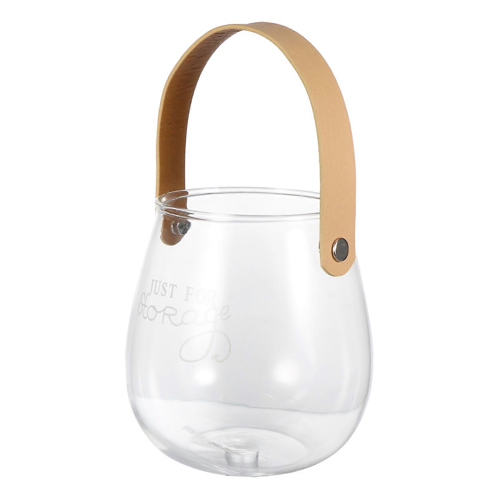 Glass Storage Container for Storage Use 1Pcs Decorative Hand-Held Cup