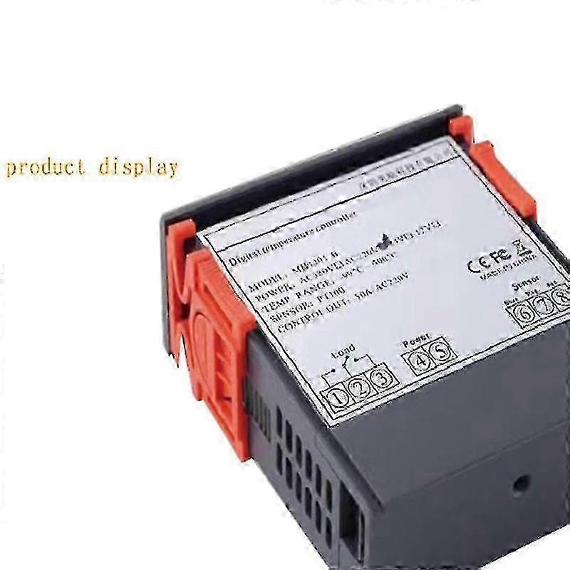 Digital temperature controller, Pt100 M8 probe, Temperature control from -99 to 400 degrees Celsius
