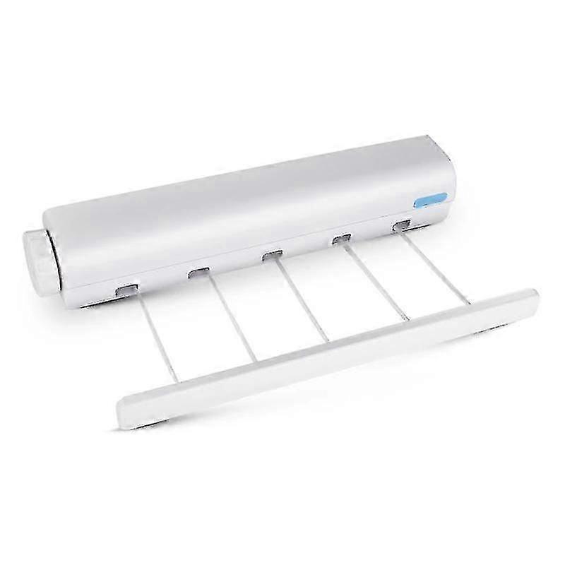 Clothes Hanger Wall Drying Rack Mounted Folding Laundry Retractable Foldable