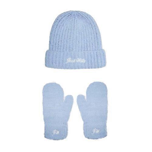 Jack Wills Lettering Beanie & Gloves Set