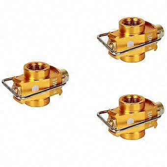 Camping Gas Adapter Valve with 3X Saver Function for Flat Tank Conversion and Refill Use